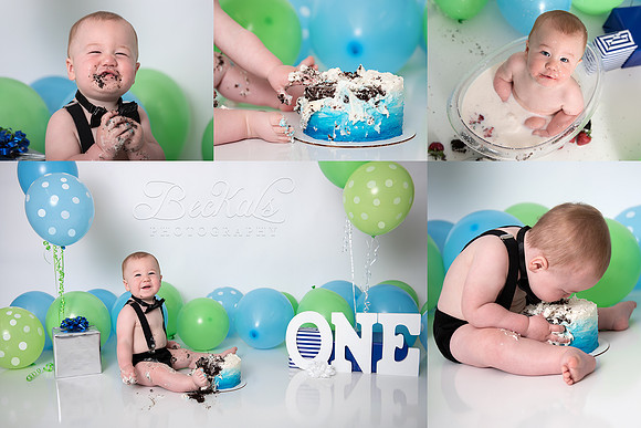 Boy 1yr Cake Smash