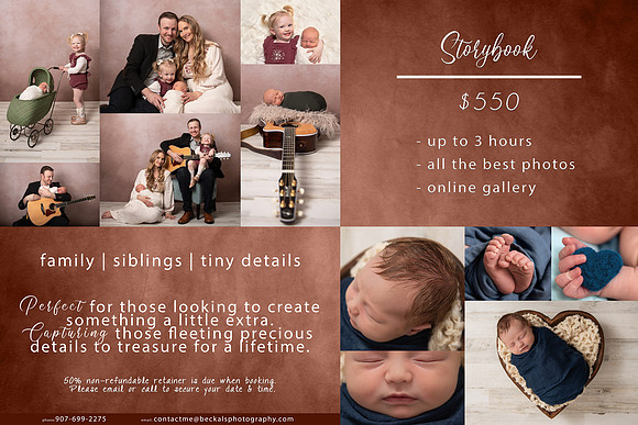 Storybook Newborn Package
