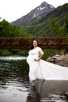 White with Sheer train