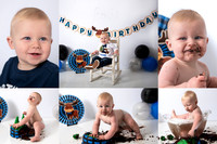 White with Birthday Party Decor