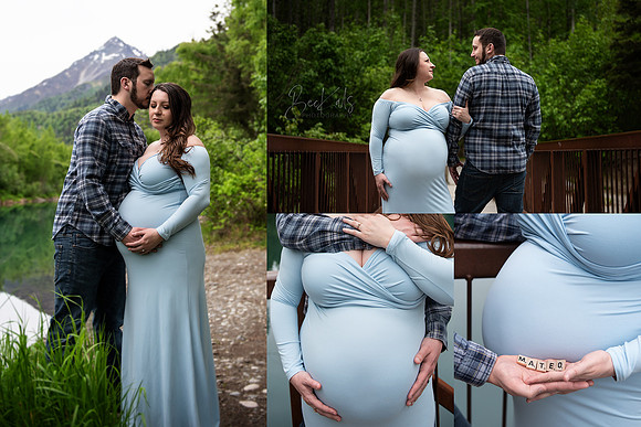 Light Blue Dress Available for Maternity